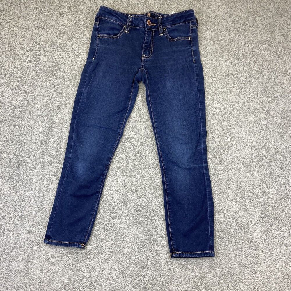 American Eagle Size 2 (Fits 26x23) Jegging Crop Super Super Stretch Jeans